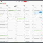Giao diện lịch quý của Fantastical trên Windows, hiển thị khả năng quản lý thời gian hiệu quả