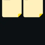 Giao diện phần Stickies trong ứng dụng Edits của Instagram, nơi người dùng có thể ghi lại các ý tưởng sáng tạo dưới dạng ghi chú.