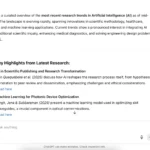 Giao diện Scholar GPT hỗ trợ tìm kiếm và tổng hợp thông tin nghiên cứu mới nhất