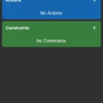 Giao diện tạo macro mới trên ứng dụng MacroDroid Android, hiển thị tab Macros và nút thêm macro.