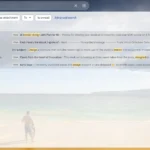 Giao diện thanh tìm kiếm Gmail với kết quả cơ bản cho từ khóa "interior design"