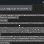Giao diện tiện ích PowerToys Peek hiển thị xem trước tài liệu văn bản trong File Explorer trên Windows 11