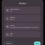 Giao diện tính năng Chế độ Pixel trong thanh thông báo