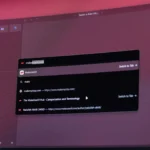 Giao diện trang tab mới của trình duyệt Arc, minh họa sự khác biệt và tối giản trong thiết kế