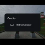 Giao diện tùy chọn truyền ảnh (Cast) trong ứng dụng Google Photos