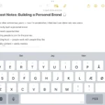 Giao diện ứng dụng Apple Notes trên iPhone hiển thị các ghi chú được tổ chức