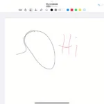 Giao diện ứng dụng Nebo trên iPad hỗ trợ ghi chú viết tay và chuyển đổi văn bản