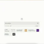 Giao diện ứng dụng Perplexity AI trên máy tính, hiển thị các cuộc trò chuyện bị ẩn đi ở thanh bên trái