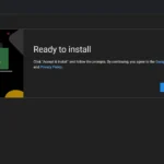 Giao diện website Chrome Remote Desktop với nút 'Chấp nhận & Cài đặt' trên máy tính