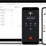 Google Voice trên nhiều thiết bị khác nhau.