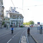 Hình ảnh giao diện Google Maps Street View tại Zurich, minh họa chế độ xem phố chi tiết
