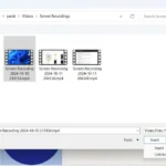 Hộp thoại Insert Video trong PowerPoint hiển thị tùy chọn chèn hoặc liên kết video từ thiết bị.