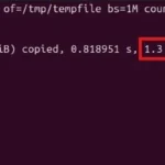kiểm tra tốc độ ghi ssd linux dd