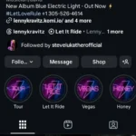 Lenny Kravitz trên Instagram, biểu tượng của nghệ sĩ đích thực không dùng nhạc AI