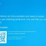 Lỗi màn hình xanh chết chóc (BSOD) trên Windows cho thấy sự cố nghiêm trọng