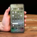 Menu cài đặt nhanh kéo xuống trên Samsung Galaxy S24 Plus
