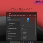 Menu tìm kiếm Windows hiển thị các kết quả tìm kiếm tập tin và ứng dụng trên màn hình máy tính.