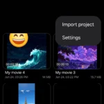 Menu truy cập Samsung Studio trên điện thoại Galaxy