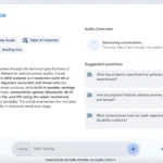 NotebookLM tạo bản tóm tắt âm thanh từ tài liệu người dùng