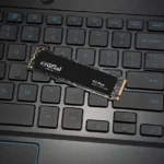 Ổ cứng SSD Crucial P3 Plus NVMe trên bo mạch chủ máy tính xách tay