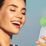 Quạt mini nhỏ gọn cắm cổng USB-C của điện thoại di động để làm mát