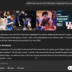 So sánh phản hồi của ChatGPT với Meta AI: Màn hình hiển thị câu trả lời dài hơn từ ChatGPT khi được hỏi một câu hỏi chung về công nghệ.