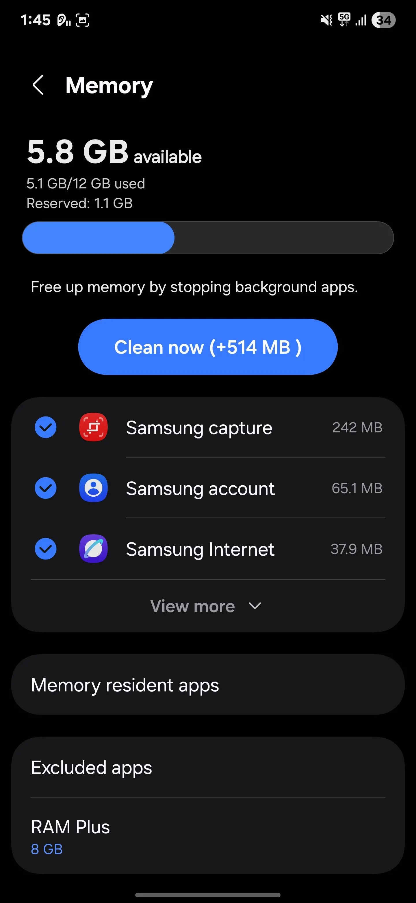 Tắt tính năng RAM Plus trên điện thoại Samsung để tăng tuổi thọ pin
