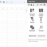 Thanh công cụ Power Tools trên Google Sheets