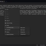 Tính năng AI Copilot được tích hợp trong ứng dụng Notepad, hiển thị các tùy chọn viết lại và tóm tắt văn bản.