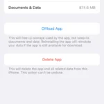 Trạng thái dung lượng ứng dụng Clash of Clans trên iPhone, minh họa cách kiểm tra bộ nhớ ứng dụng để giải phóng không gian.