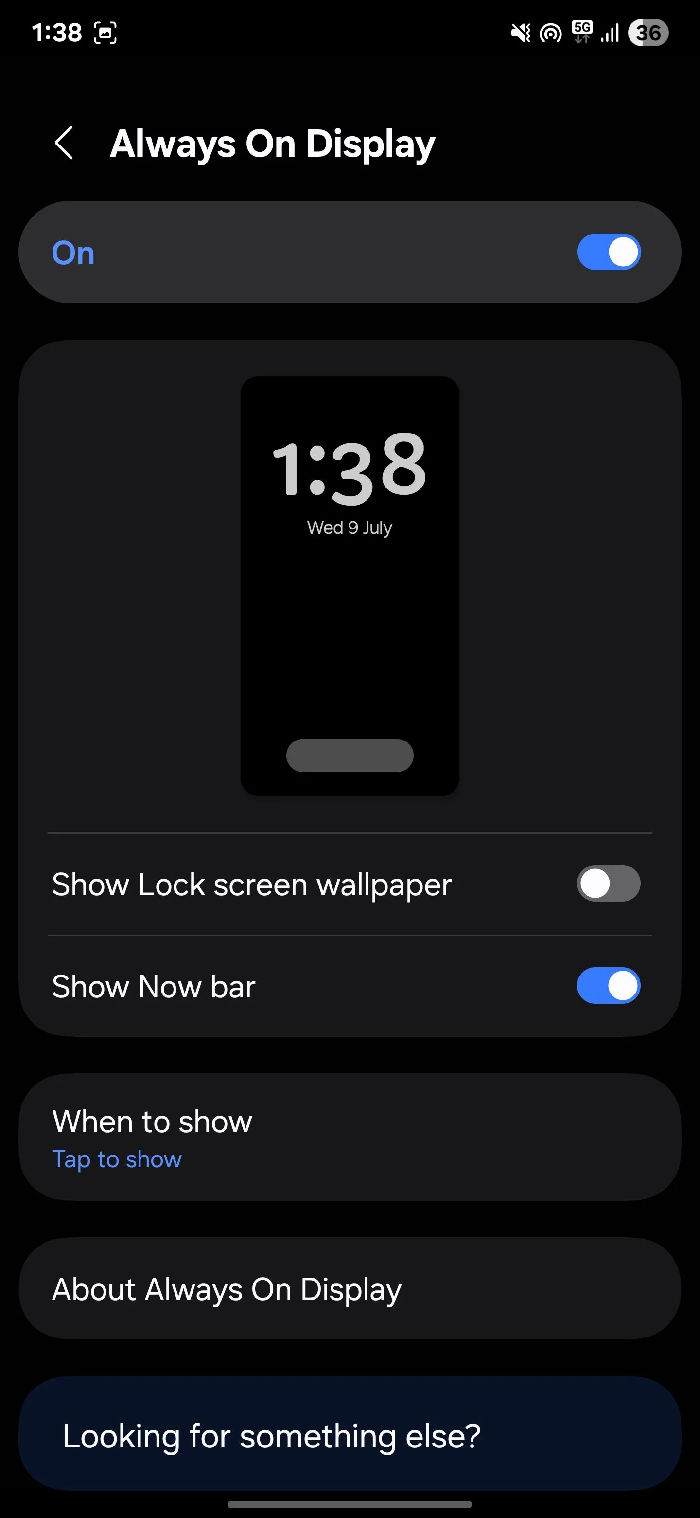 Tùy chỉnh chế độ hiển thị Always-On Display để tối ưu pin điện thoại Samsung