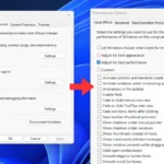 Tùy chọn hiệu ứng hình ảnh trong Windows 11 với chế độ hiệu suất tốt nhất