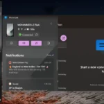 Ứng dụng Phone Link trên Windows 11 đang phản chiếu màn hình điện thoại Samsung
