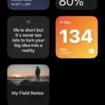 Widget tìm kiếm Google trên màn hình chính iPhone giúp truy cập nhanh các tùy chọn tìm kiếm và Lens